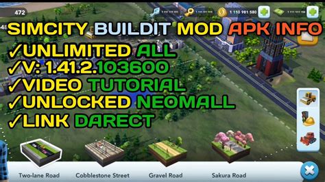 simcity buildit neomall selling.